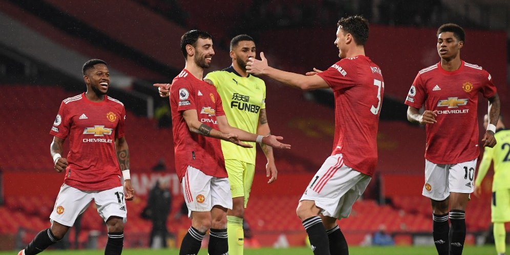 Hasil pertandingan Manchester United